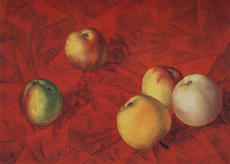 Яблоки. 1917 картина