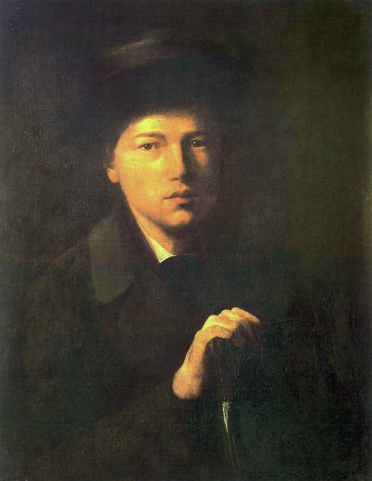 Портрет Н. Г. Криденера, брата художника. 1856 Х. , м. , 62. 3×51 ГРМ картина