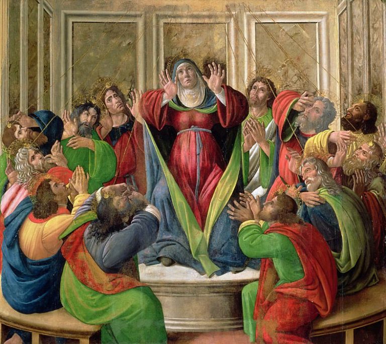 Сошествие Святого Духа на апостолов (Пятидесятница) (мастерская) картина
