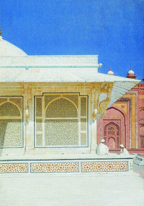 Гробница Шейха Селима Чишти в Фатехпур-Сикри. 1874-1876 картина