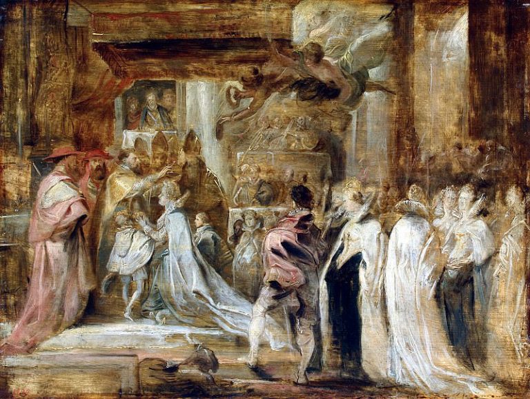 Коронация Марии Медичи картина