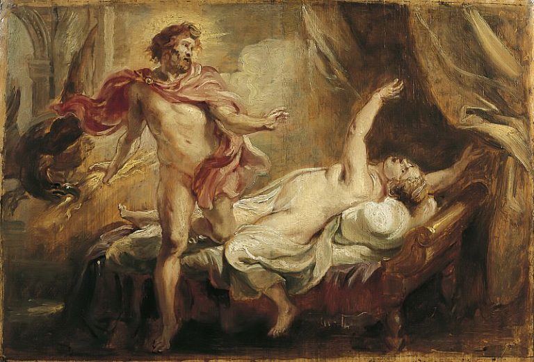 Юпитер и Семела картина