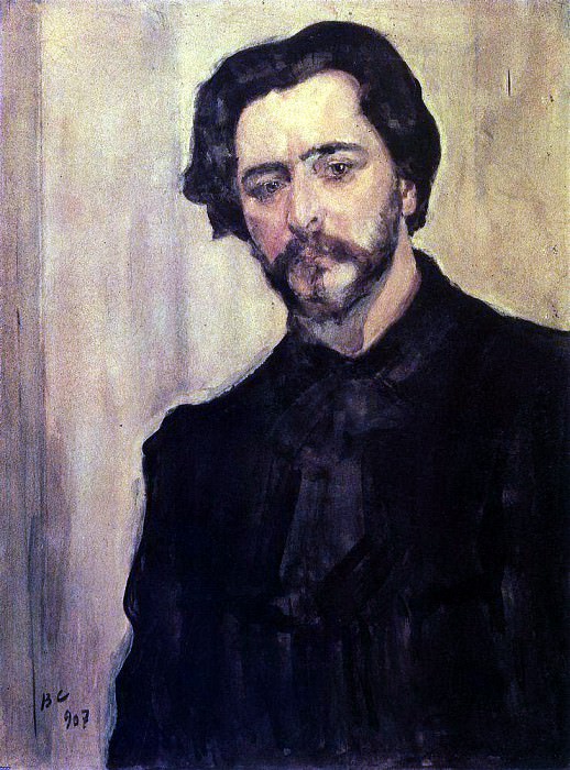 Портрет писателя Л. Н. Андреева. 1907 картина