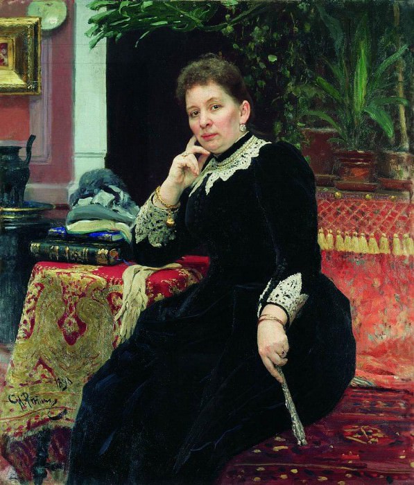 Портрет О. С. Александровой- Гейнс картина