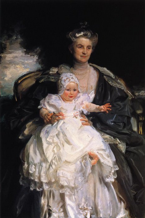 Миссис Хенри Фипс и её внук Уинстон картина
