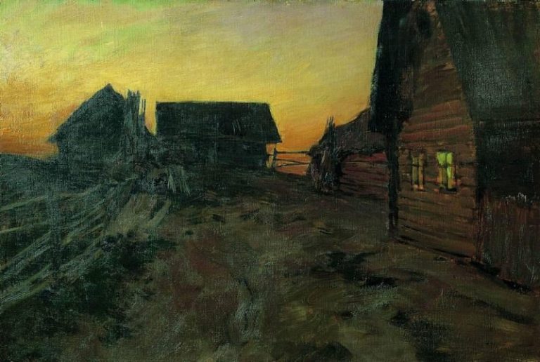 Избы1. 1899 картина