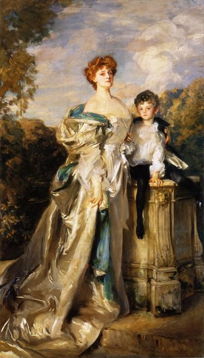 Графиня Уорвик и её сын картина