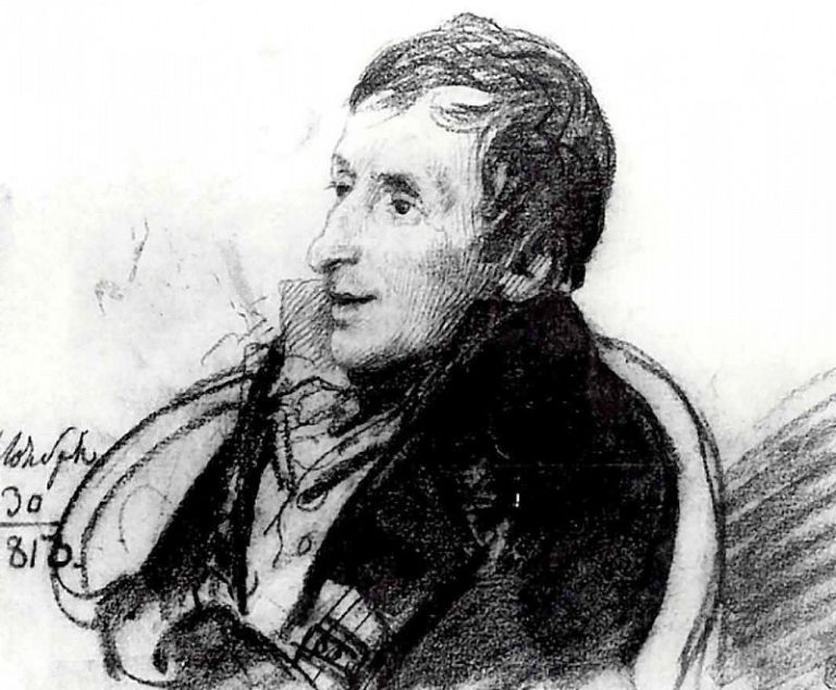 Портрет А. Н. Оленина. 1813. Б. , ит. к. 18. 8х22. 9. ГРМ картина