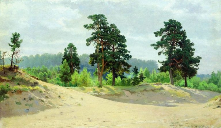 Опушка леса 1890 35х59 картина