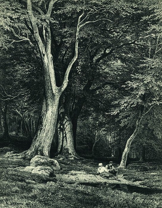 Лес. 1869 47х36 картина