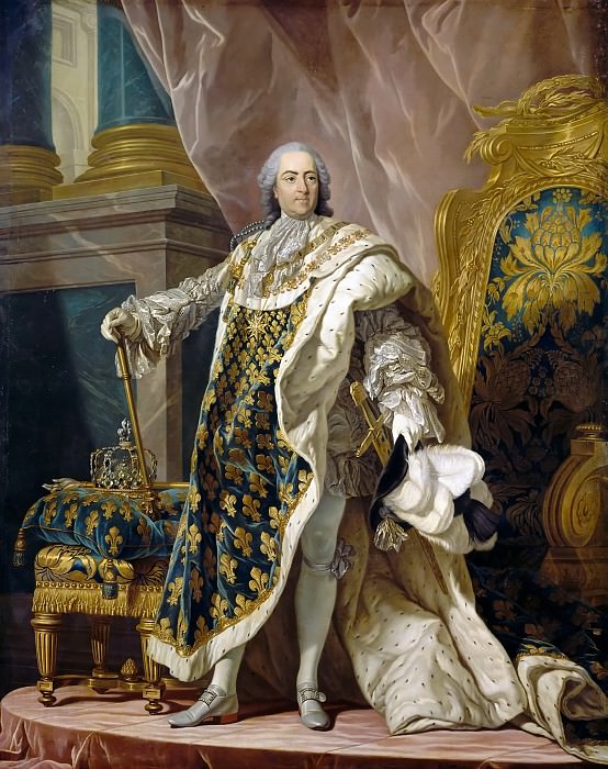 Луи-Мишель ван Ло – Людовик XV (1710-1774), король Франции и Наварры картина