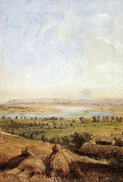 Сжатое поле. 1874 картина