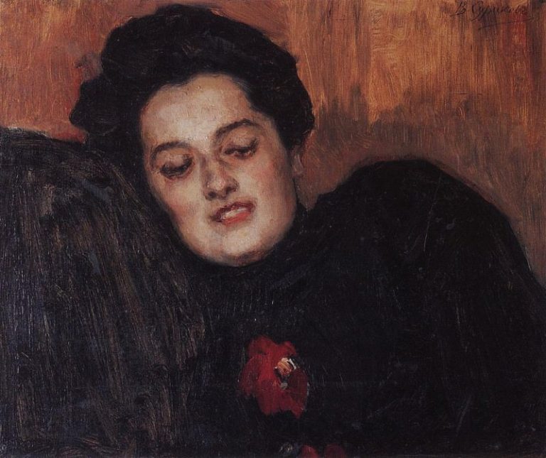 Портрет А. И. Емельяновой картина