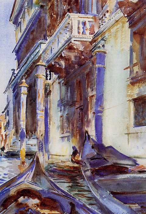 На Большом канале, Венеция картина