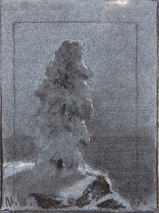 Сосна. 1890 16х12 картина