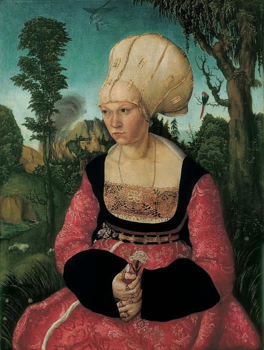 Лукас Кранах I – Портрет Анны Куспиниан (свадебный портрет) картина