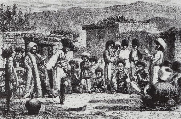Лезгинка. 1864-1867 картина