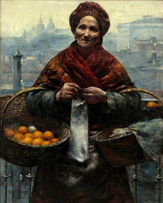 Герымский, Александр (1850–1901) – Еврейка с апельсинами картина