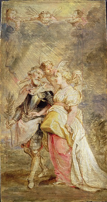 Союз Генриха IV и Марии Медичи картина