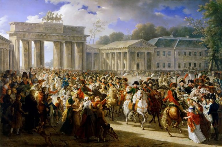 Мейнье, Шарль – Въезд Наполеона в Берлин 27 октября 1806 года картина
