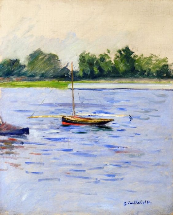 Парусные лодки на Сене в Аржантее картина