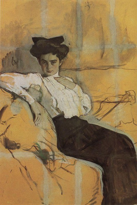 Портрет Г. Л. Гиршман. 1906 картина