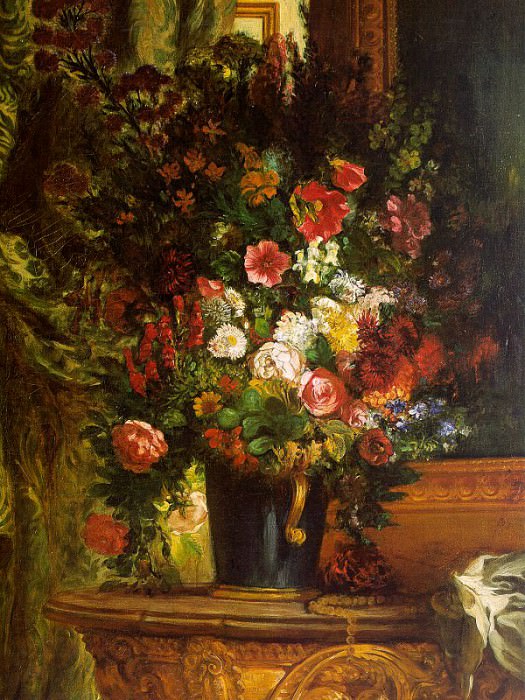 Ваза с цветами 1848-1850 х/м картина