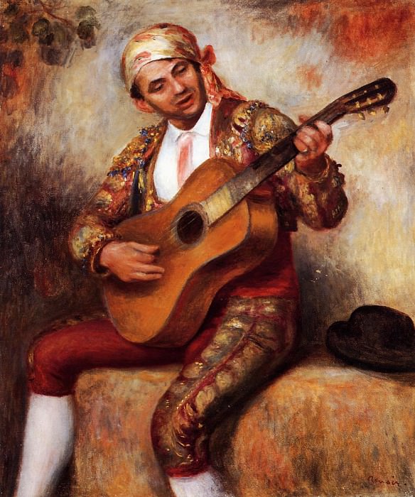 Испанский гитарист картина