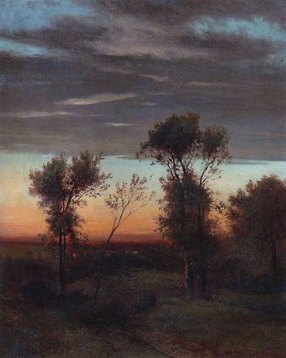 Вечер. Конец 1860-х – начало 1870-х картина