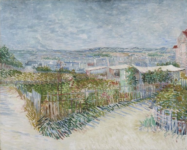 Огороды на Монмартре картина