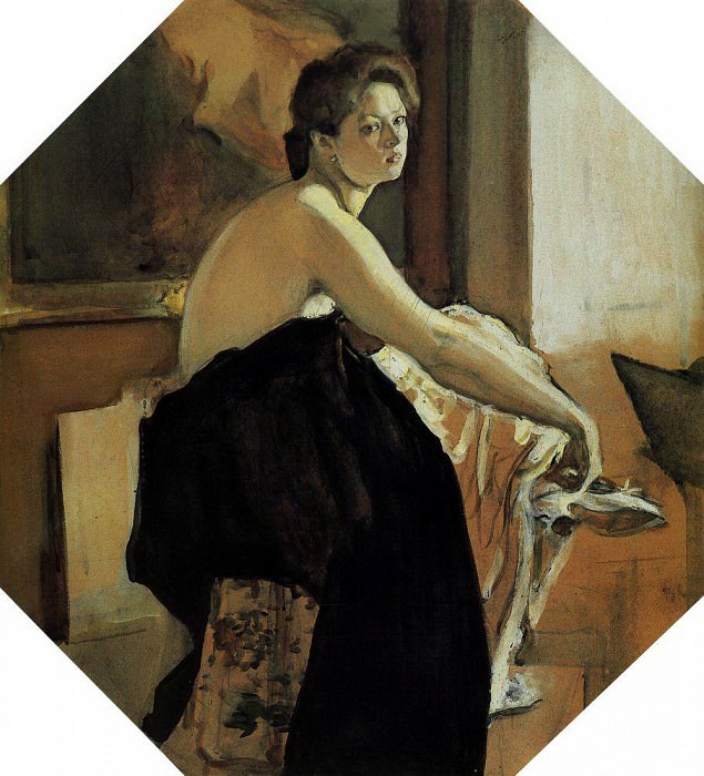 Натурщица. 1905 картина