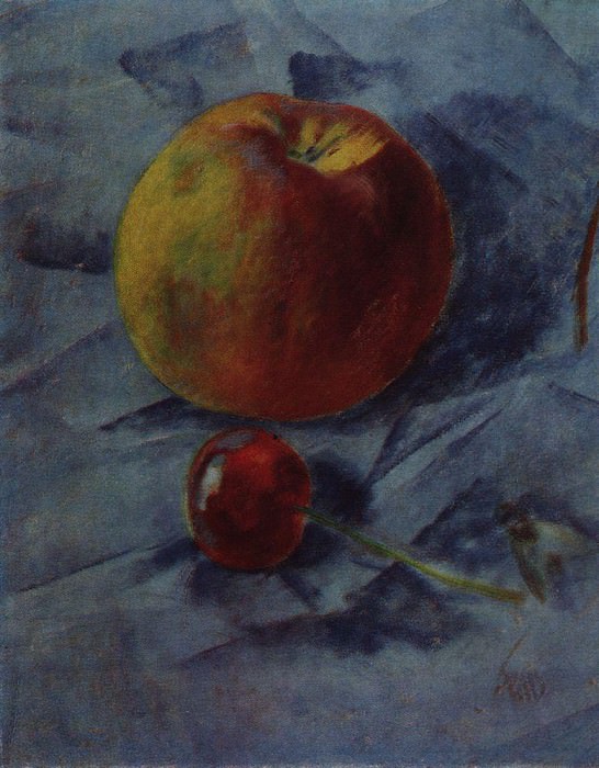 Яблоко и вишня. 1917 картина