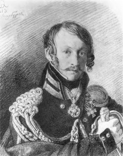 Портрет А. П. Ланского. 1813. Б. , ит. к. 24. 5х19. 8. ГРМ картина
