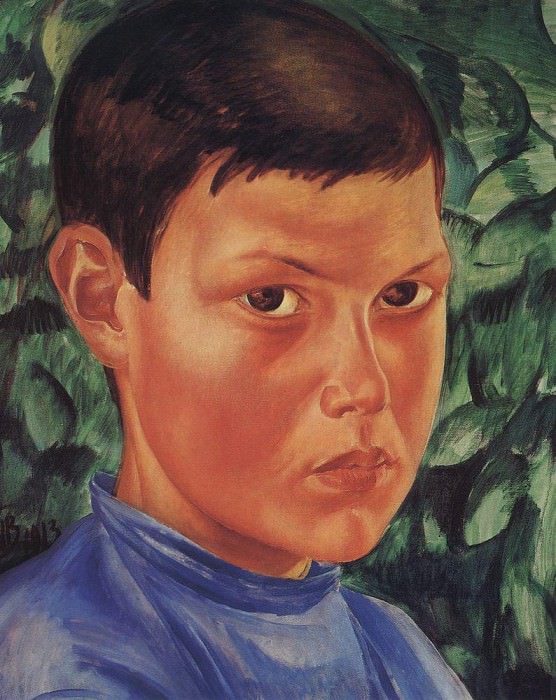 Портрет мальчика. 1913 картина