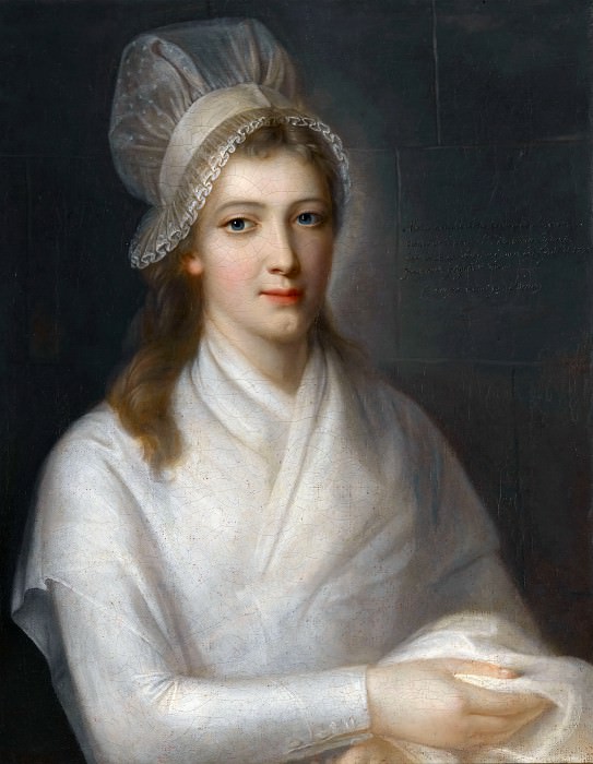 Жан-Жак Оэр – Шарлотта Корде после вынесения приговора о казни 17 июля 1793 года картина