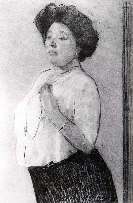 Портрет Н. П. Ламановой. 1911 картина