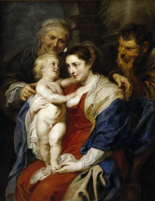 Святое семейство со святой Анной картина