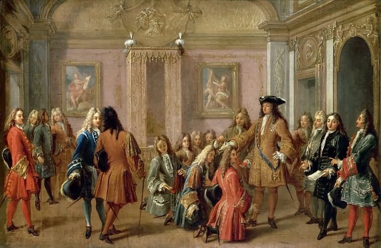 Франсуа Маро – Собрание членов военного ордена святого Людовика 10 мая 1695 года картина