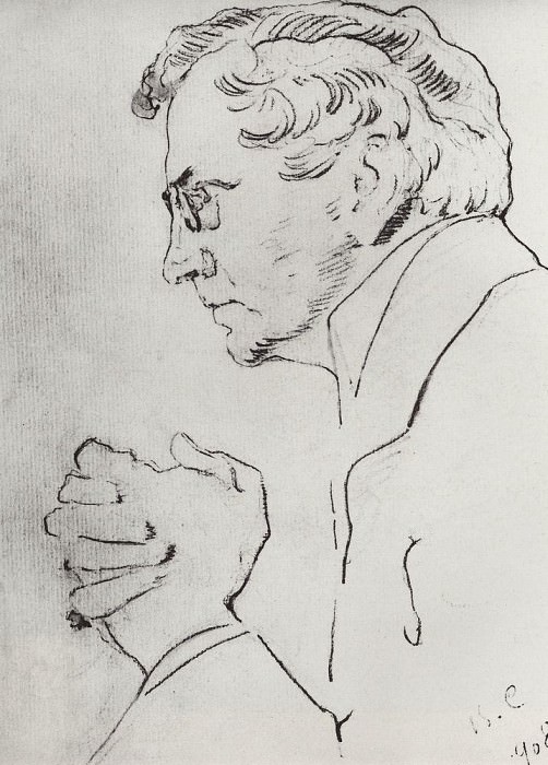 Портрет артиста В. И. Качалова. 1908 картина