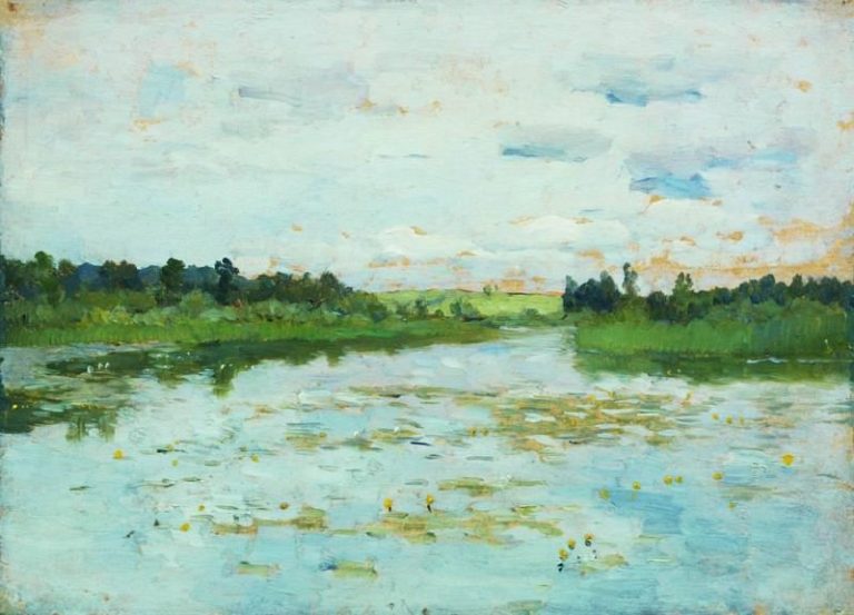 Озеро. 1895 картина