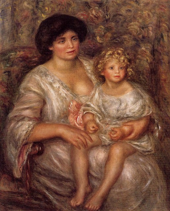 Мадам Терниссан и ее дочь картина