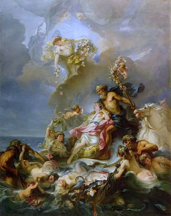 Габриэль-Франсуа Дуайен – Триумф Амфитриты картина