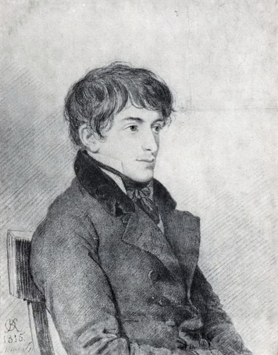 Портрет Н. М. Муравьева. 1815 Б. желтая, ит. к. ГИМ (вариант q) картина