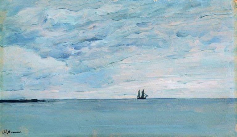 Море у финляндских берегов. 1896 картина