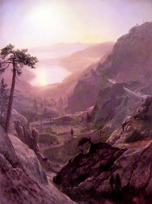 Вид на озеро Доннер картина