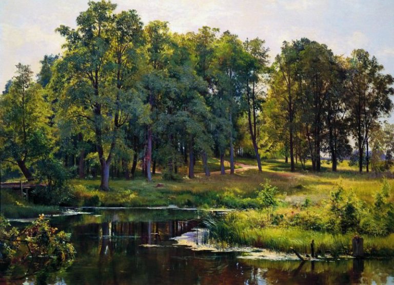 В парке 1897 82х111 картина