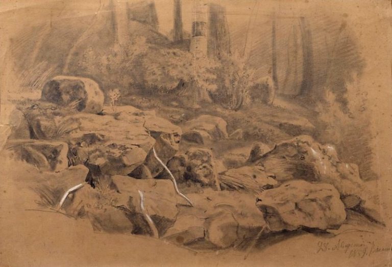 Камни. 1859 картина