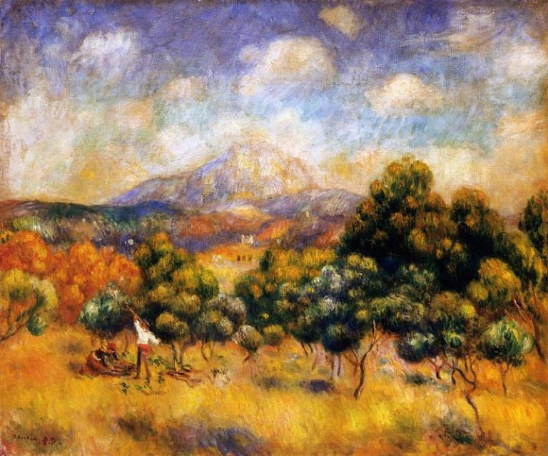 Гора Сент-Виктуар картина