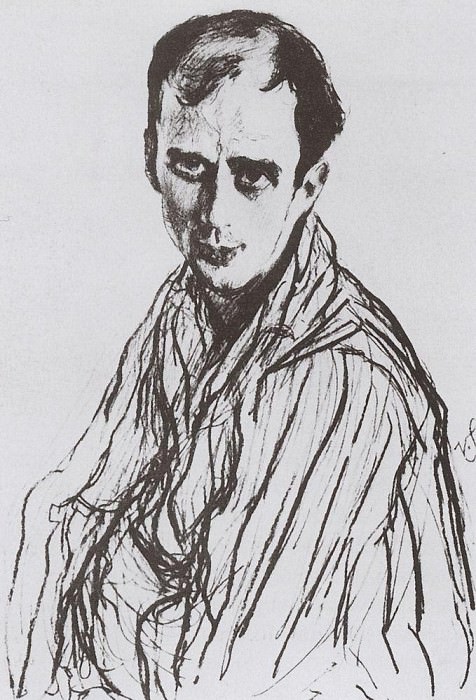 Портрет М. М. Фокина. 1909 картина