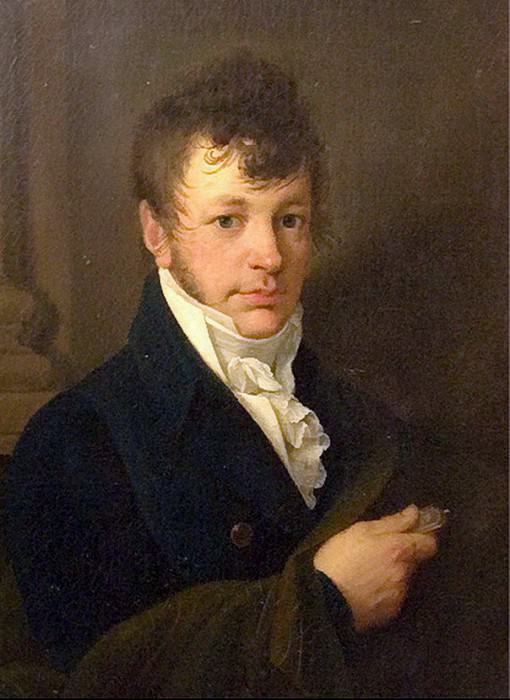 Портрет Алексея Романовича Томилова. До 1828 Картон, масло. 44, 5х35, 2 ГРМ картина